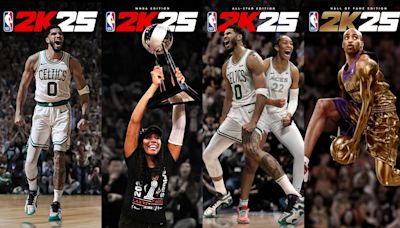 Jayson Tatum and A'ja Wilson named NBA 2K25 cover stars, plus Vince Carter for the Hall of Fame edition