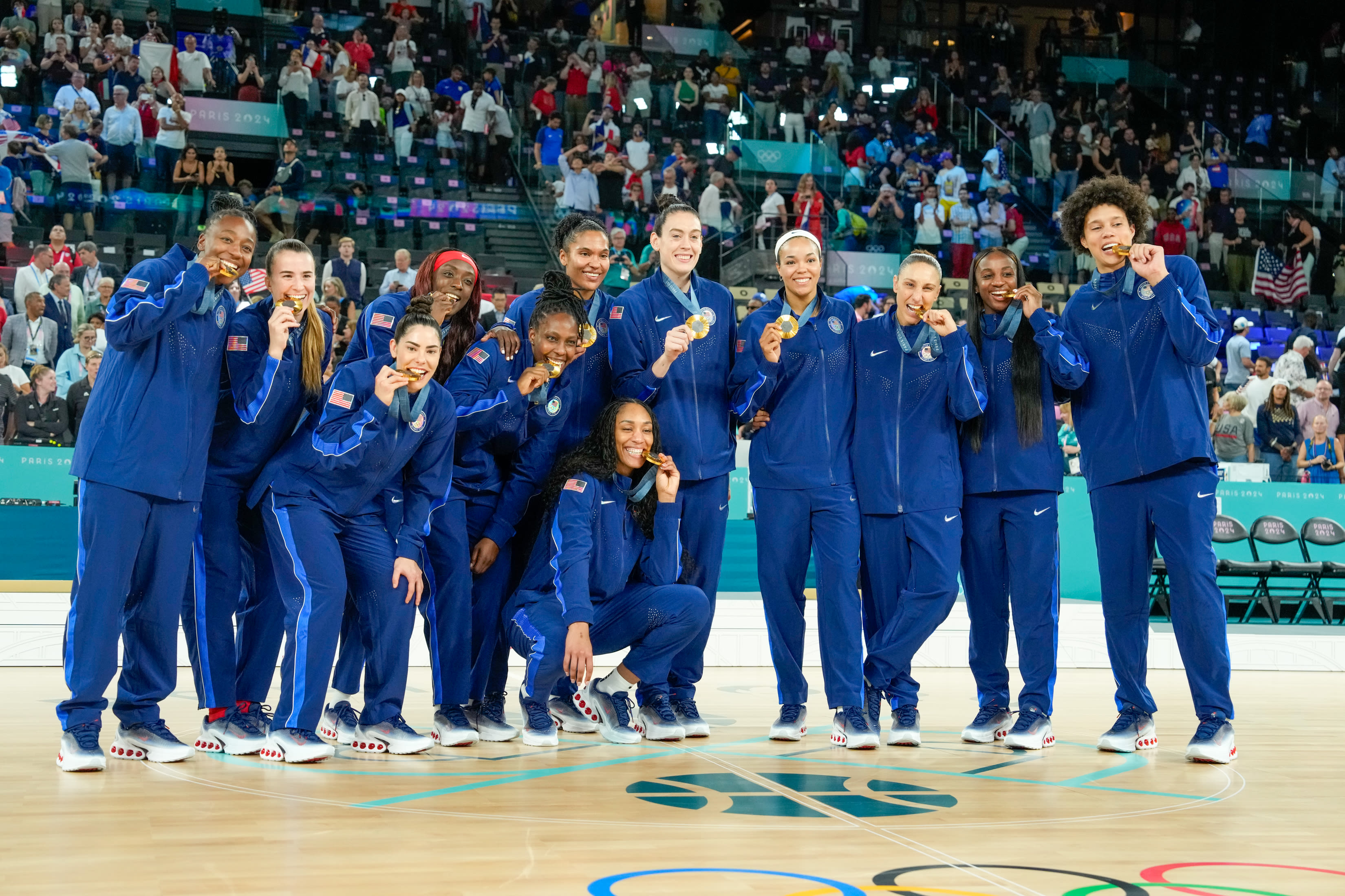 2024 Olympics Day 16 results: U.S. women's basketball wins gold; medals in women's volleyball, men's water polo