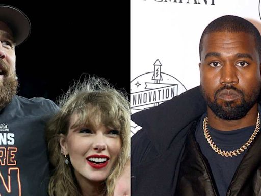 Kanye West Name Drops Taylor Swift and Travis Kelce in New Album