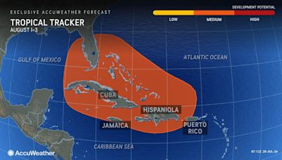 Caribbean and US on alert as tropical wave may strengthen