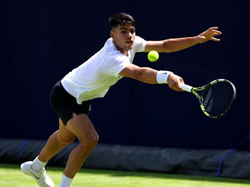 Alcaraz - Cerúndolo: dónde ver por TV y horario del partido de la primera ronda del ATP 500 de Queen's 2024 de tenis