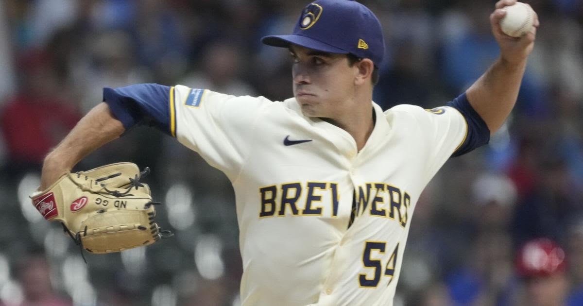 Brewers rookie pitcher shines in major league debut