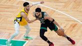 Haliburton leaves Game 2 with injury as Pacers fall to Boston