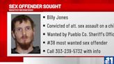 Sex offender who tried to sexually assault a child in Colorado wanted for failing to register