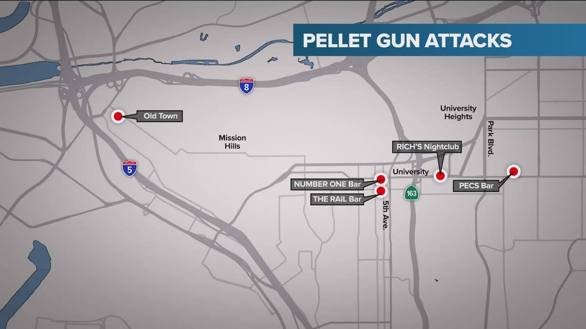 SDPD: Pellet gun attacks considered possible hate crimes