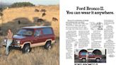 You Can Wear the 1986 Ford Bronco II SUV Anywhere