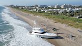 This 92-foot luxury yacht got stranded all weekend on a Florida beach