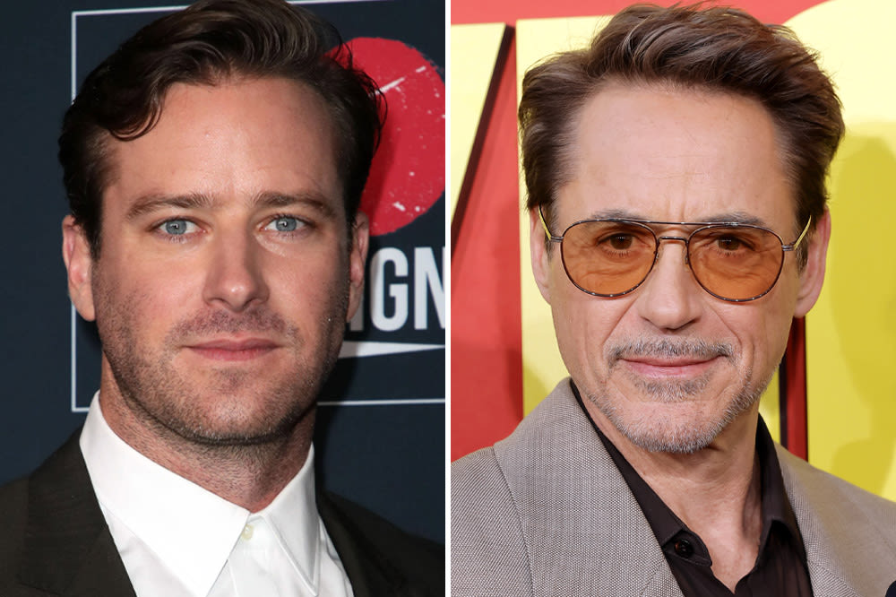 Armie Hammer Denies Robert Downey Jr. Paid for His Rehab, but Says Actor Gave Him Advice: ‘Sit Down, Shut Up...