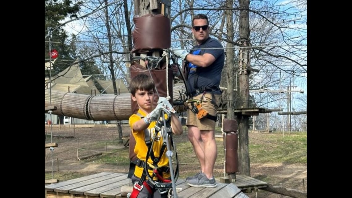 ‘Dads Climb Free’ at The Adventure Park at Storrs on Father's Day