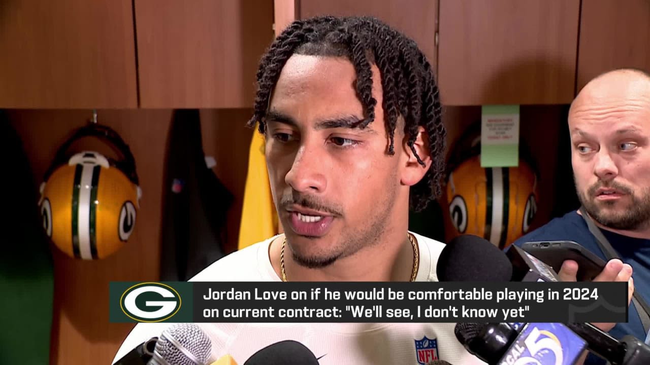 Jordan Love: 'I don't really know what's going on' with my long-term contract negotiations right now