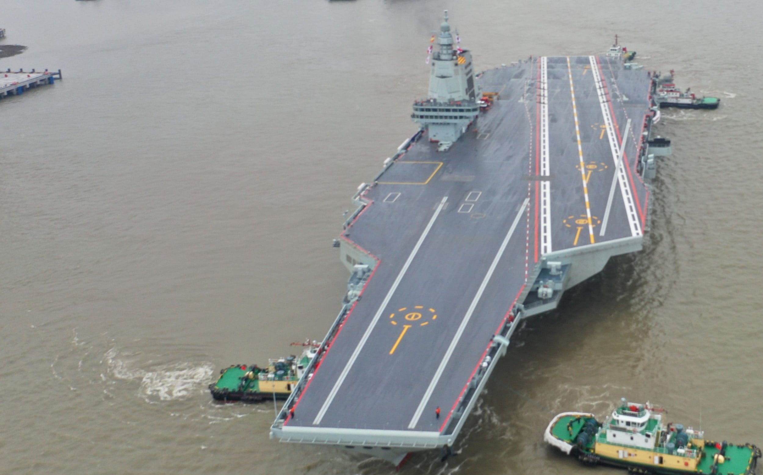 China’s new home-made aircraft carrier begins sea trials