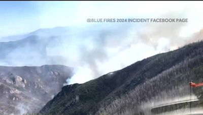 Evacuation orders continue to come out as Blue 2 Fire grows