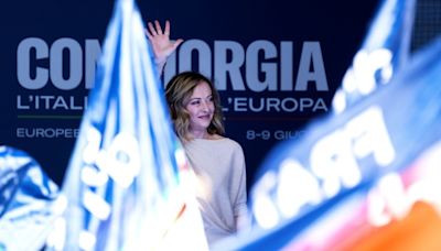 La primera ministra de extrema derecha de Italia presenta las elecciones europeas como un "punto de inflexión"