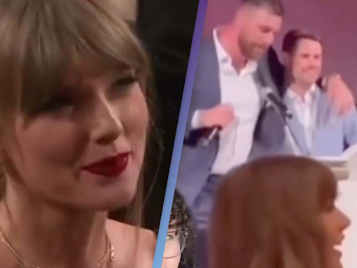 Body language expert speaks out on Taylor Swift being caught 'cringing' over Travis Kelce's antics