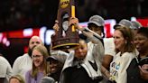 Watch: South Carolina coach Dawn Staley celebrates national championship at Disney World