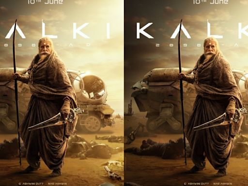 Megastar Amitabh Bachchan looks intriguing in the new poster of Prabhas' Kalki 2898 AD ahead of the trailer release