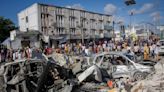 Somalia car bombings kill at least 100, president says