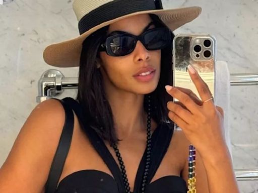 Rochelle Humes sends 'offline' update to fans as she ditches UK after emotional tribute