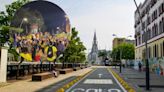 Pantalla gigante para ver la final de la Copa América en el Bulevar del Río en Cali