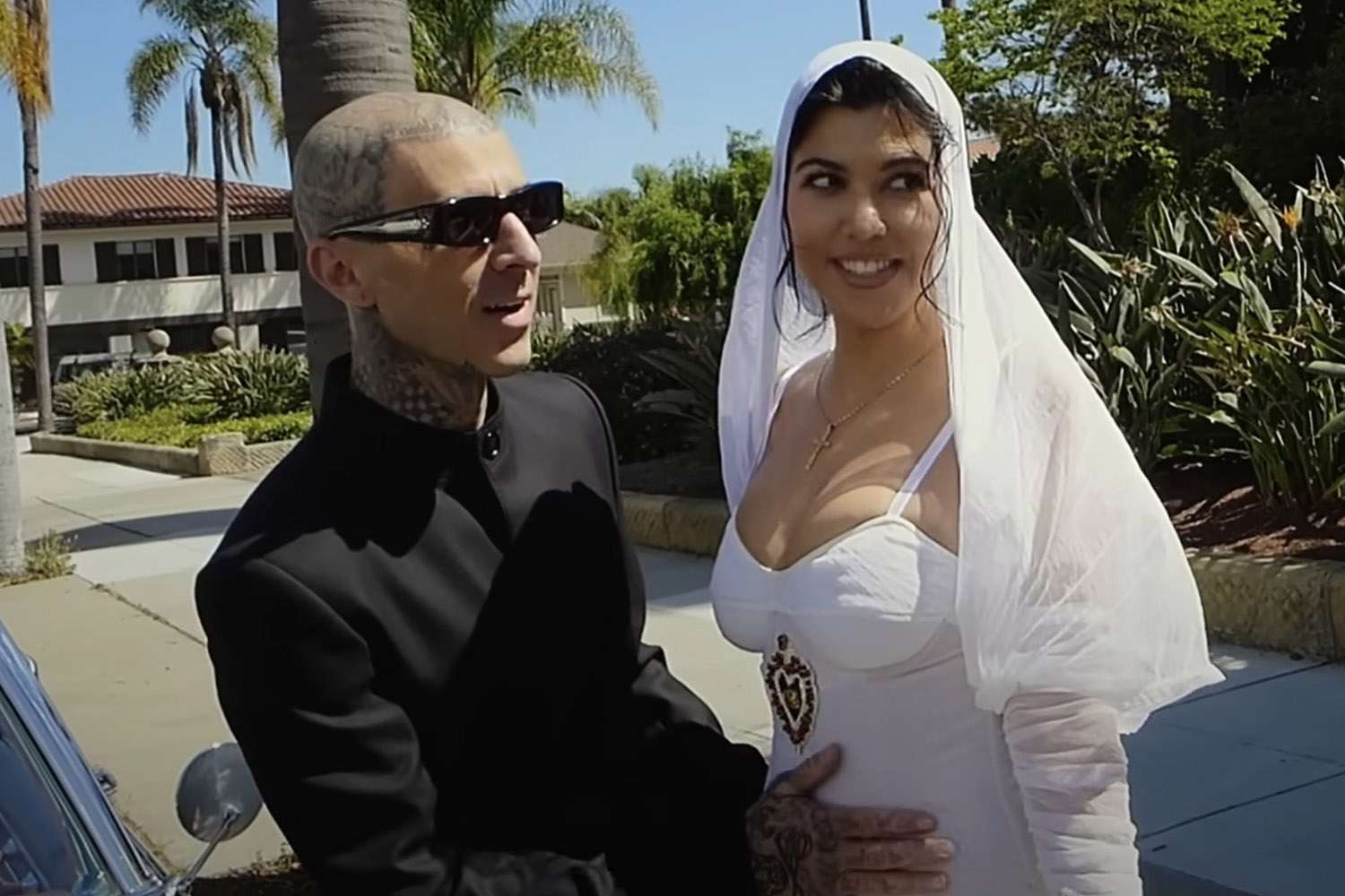 Kourtney Kardashian and Travis Barker Mark Second Anniversary of Courthouse Wedding: ‘2 Years Ago in Santa Barbara’
