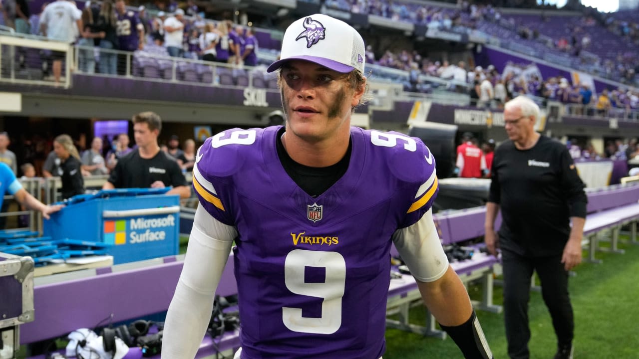 Vikings QB J.J. McCarthy to miss rookie season following surgery to repair meniscus