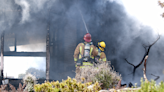 Firefighters respond to SLO County home fully engulfed in flames