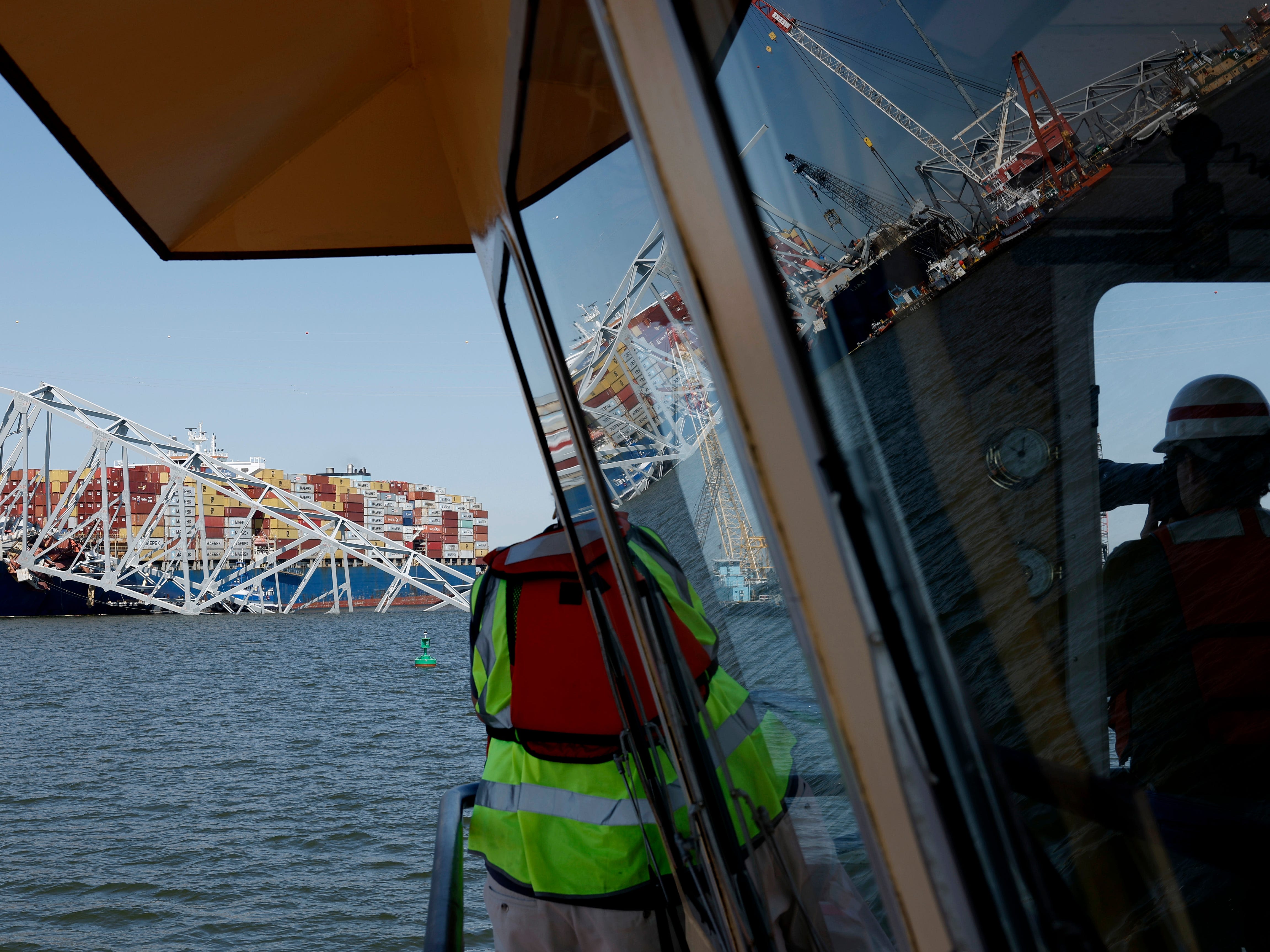 Royal Caribbean and Carnival Cruise ships leave from Baltimore for the first time since the collapse of the Key Bridge