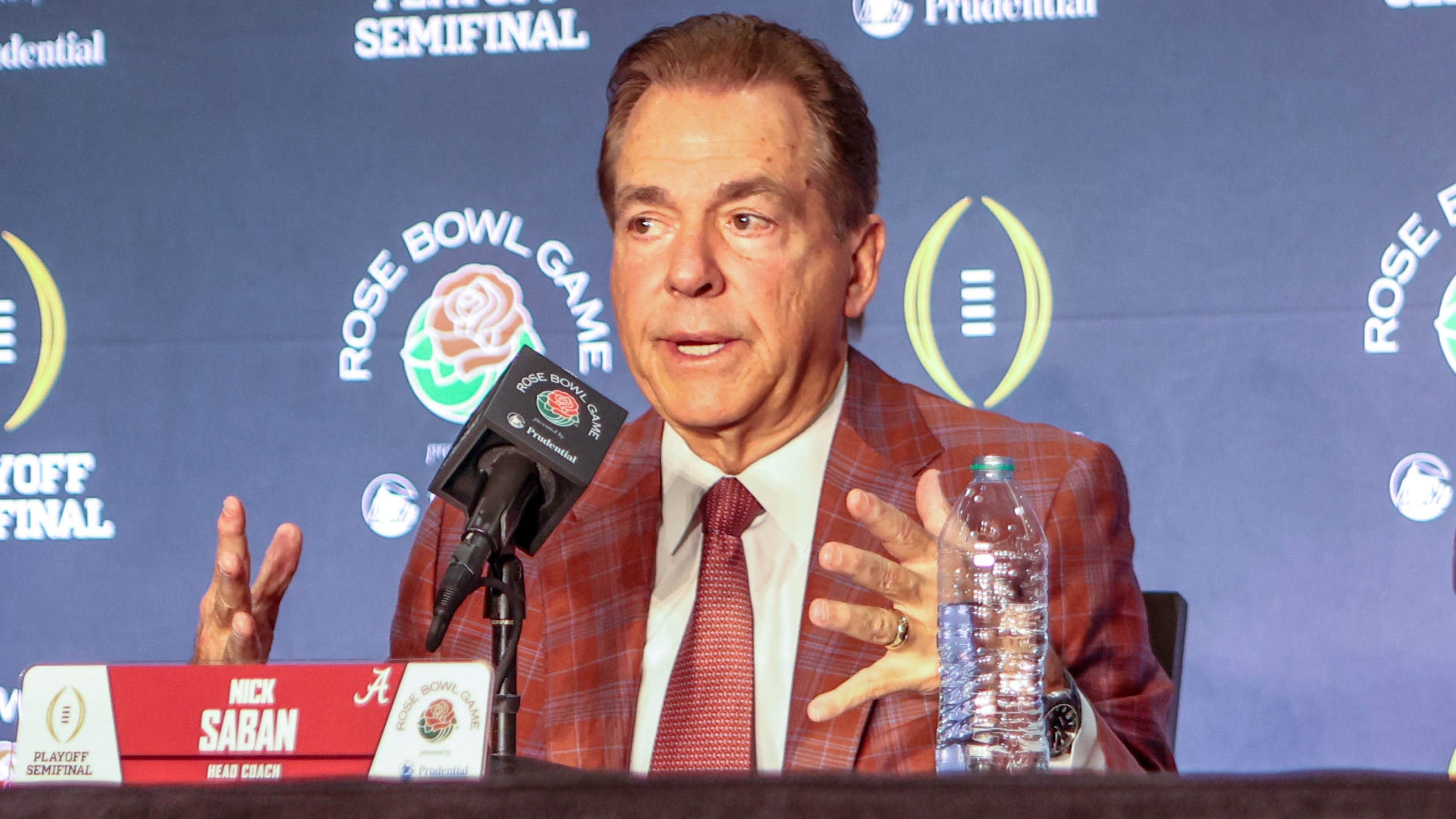 Nick Saban celebrates NFL draft success in first two rounds for Alabama: 'If they would've come back, I would've come back'