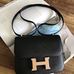 Hermes mini Constance 康康包 黑金 epsom 現貨