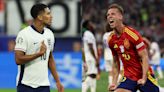 Final de la Eurocopa 2024: El XI Ideal combinado entre España e Inglaterra (sin Jude Bellingham) | Goal.com Colombia