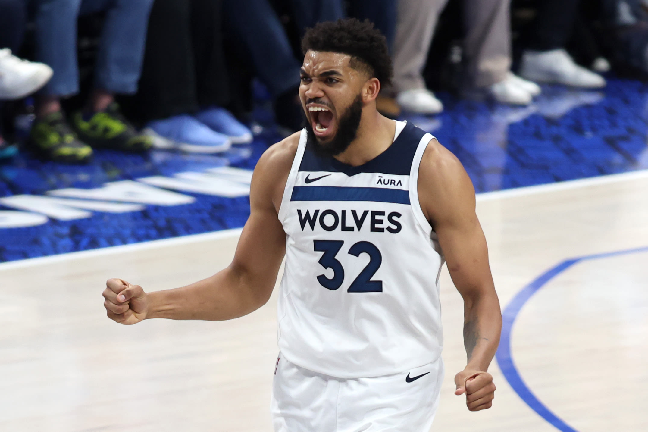 NBA playoffs: Karl-Anthony Towns, Timberwolves finally grab win over Mavericks to avoid sweep