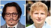 Ed Sheeran faces backlash after having pint with Johnny Depp in Italy and posing for photo