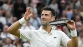Djokovic gets kick out of England Euros win at Wimbledon