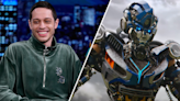 See Pete Davidson rock the mic in the 'Transformers: Rise of the Beasts' recording booth: 'The best work I've ever done'