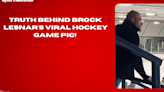 Truth Behind Brock Lesnar's Viral Hockey Game Pic! #BrockLesnar #Viralpic #SportsNews