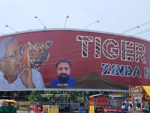 ‘Tiger Zinda Hai’ hoarding in Patna hails Bihar CM Nitish Kumar