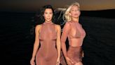 Kim Kardashian slips her famous curves into sheer bodycon dress