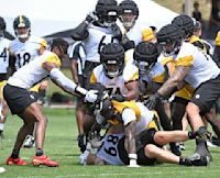 Steelers camp report: Back to non-padded practice, Russell Wilson status quo