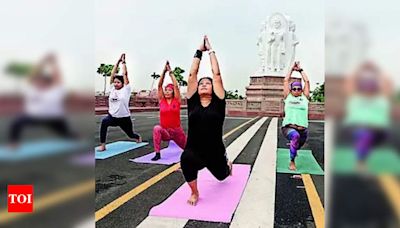 Uttar Pradesh to have week-long events to celebrate International Yoga Day | Lucknow News - Times of India