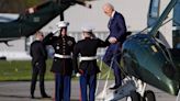 Biden, 81, has aides flank him on walks to Marine One to block cameras from catching him shuffling, stumbling: report