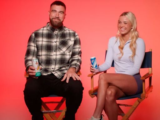 Travis Kelce and Livvy Dunne reveal how they stay on top of their game