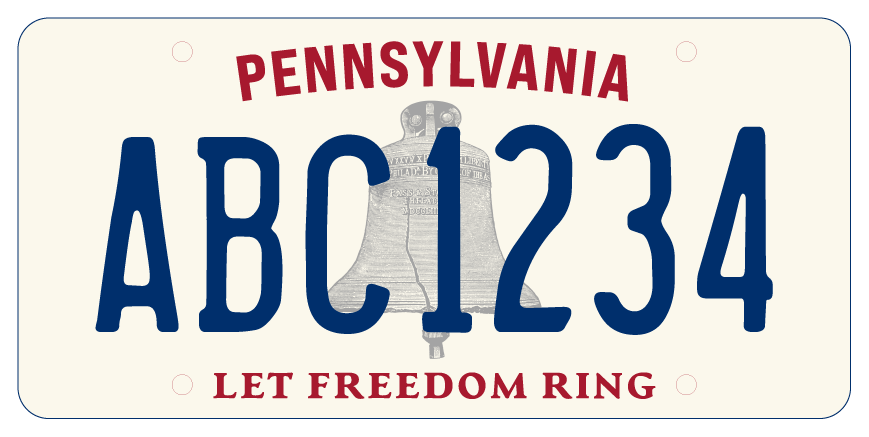Pennsylvania's new license plate is a patriotic tribute ahead of America's 250th birthday
