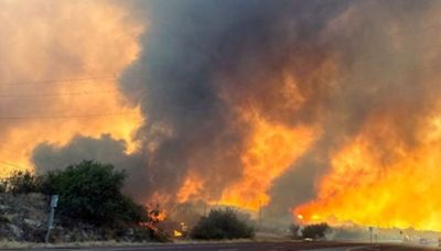 Air tankers and helicopters attack Arizona wildfire that has forced evacuations near Phoenix | World News - The Indian Express