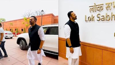 Rohit Shetty Visits New Parliament, Says ‘Feeling Proud, Humbled And Honoured’; Watch Video - News18