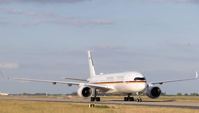 Germany received its third VIP Airbus A350 plane, which replaced the country's old fleet of unreliable A340s