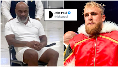 Jake Paul has reacted to Mike Tyson's medical emergency on plane just weeks out from fight