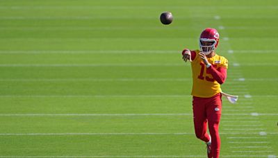Chiefs first camp practice: Patrick Mahomes rejoices over deep connection with Xavier Worthy