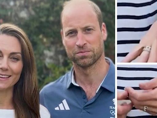 Eagle-eyed royal fans spot Princess Kate wearing new ring on engagement finger