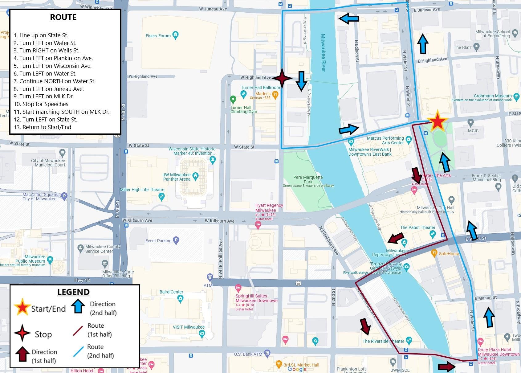 Milwaukee protesters share new RNC march route for Monday