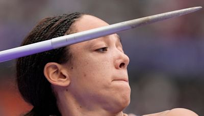 Katarina Johnson-Thompson gold hopes fade as she slips to second after javelin